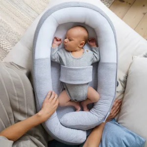 Doomoo Baby Cocoon mazuļu ligzdiņa krāsa Classic Grey