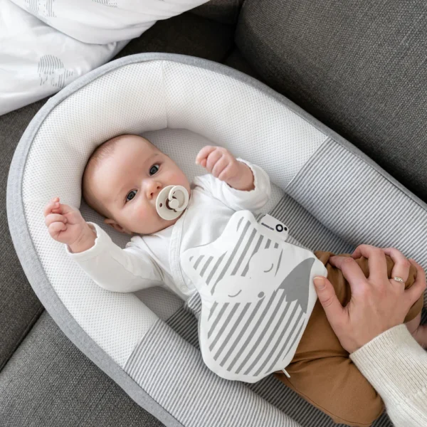 Autokreslini.lv | Baby Cocoon mazuļu ligzdiņa krāsa Classic Grey bilde #5