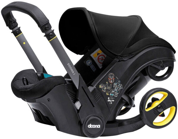 Autokreslini.lv | I I-Size autokrēsliņš/ratiņi bērniem 40-85cm krāsa Nitro Black bilde #3
