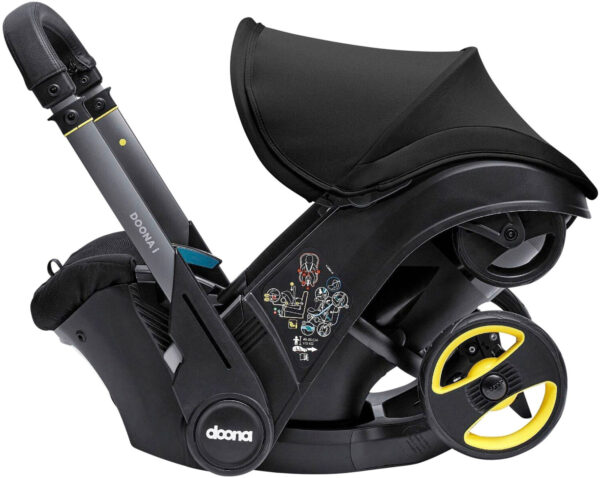 Autokreslini.lv | I I-Size autokrēsliņš/ratiņi bērniem 40-85cm krāsa Nitro Black bilde #5