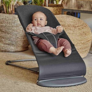 BabyBjorn BLISS šūpuļkrēsls mazuļiem 0-13kg krāsa Charcoal Grey, 3D Jersey