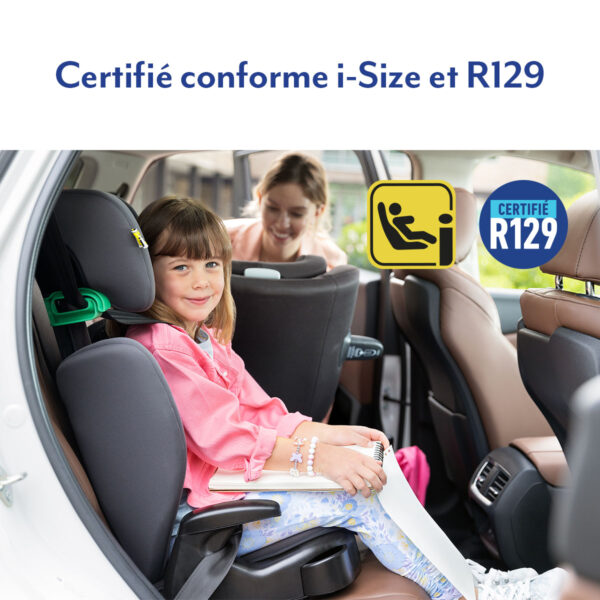 Autokreslini.lv | Junior Maxi R129 autokrēsliņš bērniem 100-150cm krāsa Iron bilde #29