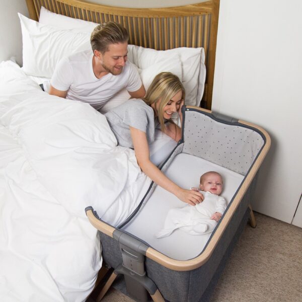 Autokreslini.lv | CoZee BEDSIDE mazuļu gultiņa krāsa OAK/CHARCOAL bilde #31