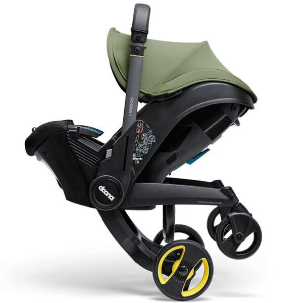 Autokreslini.lv | I I-Size autokrēsliņš/ratiņi bērniem 40-85cm krāsa Desert Green bilde #7