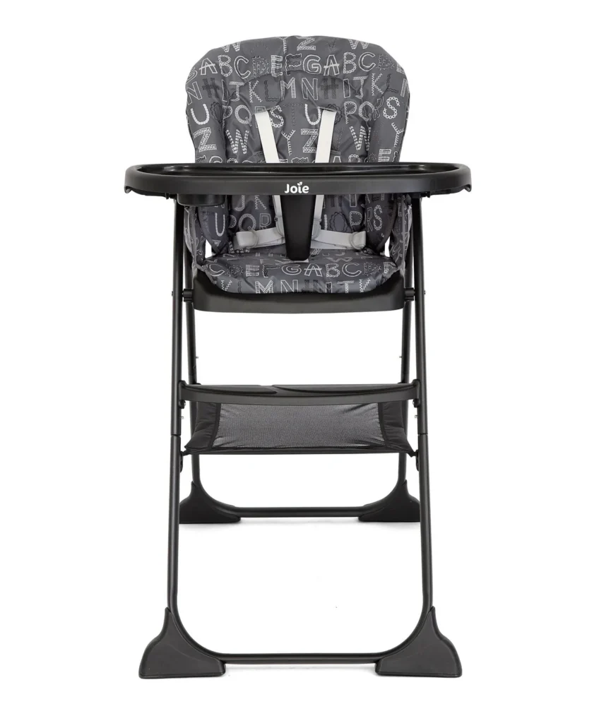 Joie Mimzy Snacker barošanas krēsliņš krāsa ABC Charcoal