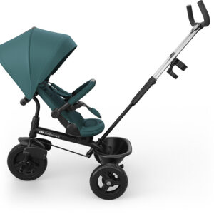 Kinderkraft Aston 2 Plus stumjamais trīsritenis bērniem krāsa Green