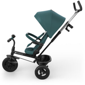 Kinderkraft Aston 2 Plus stumjamais trīsritenis bērniem krāsa Green