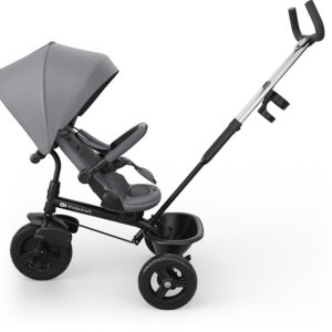 Kinderkraft Aston 2 Plus stumjamias trīsritenis bērniem krāsa Grey