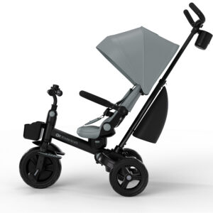 Kinderkraft Aveo 2 Plus salokāms stumjamais trīsritenis bērniem krāsa Green