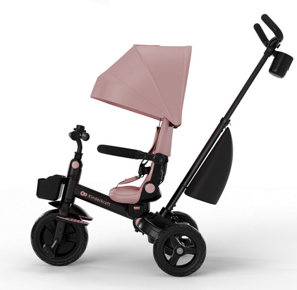 Autokreslini.lv | Aveo 2 Plus salokāms stumjamais trīsritenis bērniem krāsa Pink bilde #3