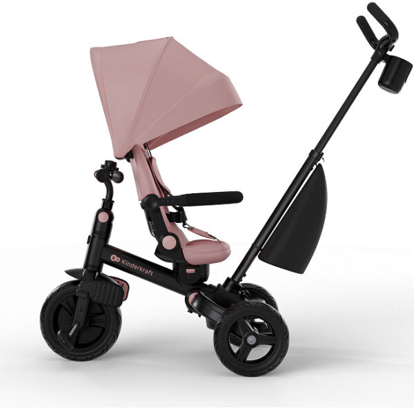Autokreslini.lv | Aveo 2 Plus salokāms stumjamais trīsritenis bērniem krāsa Pink bilde #7
