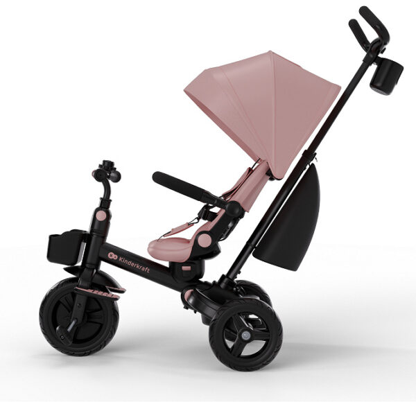 Autokreslini.lv | Aveo 2 Plus salokāms stumjamais trīsritenis bērniem krāsa Pink bilde #5