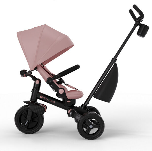 Autokreslini.lv | Aveo 2 Plus salokāms stumjamais trīsritenis bērniem krāsa Pink bilde #9