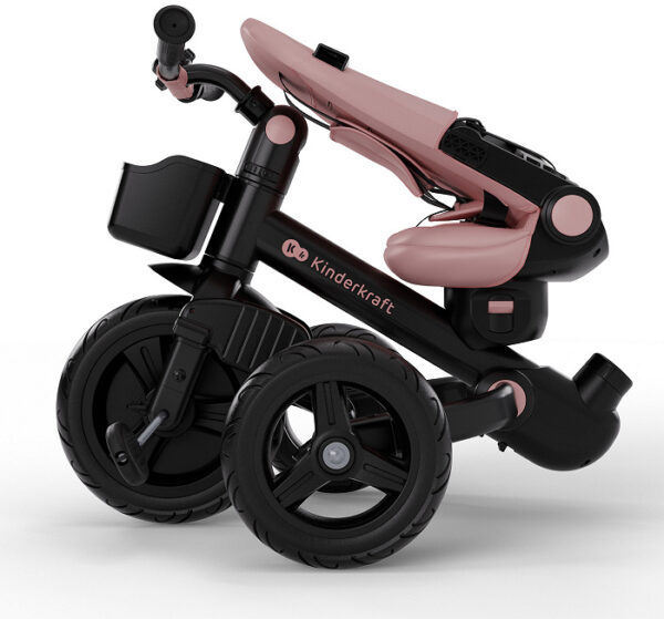 Autokreslini.lv | Aveo 2 Plus salokāms stumjamais trīsritenis bērniem krāsa Pink bilde #15