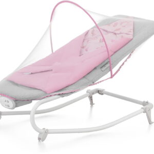 Kinderkraft Felio 2 mazuļu šūpoloļkrēsliņš krāsa Peony Rose