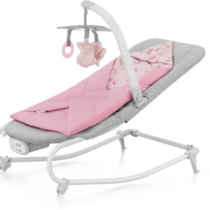 Kinderkraft Felio 2 mazuļu šūpoloļkrēsliņš krāsa Peony Rose