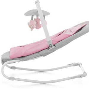Kinderkraft Felio 2 mazuļu šūpoloļkrēsliņš krāsa Peony Rose