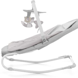 Kinderkraft Felio 2 mazuļu šūpoļkrēsliņš krāsa Stone Grey