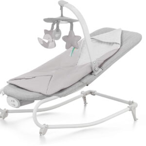 Kinderkraft Felio 2 mazuļu šūpoļkrēsliņš krāsa Stone Grey