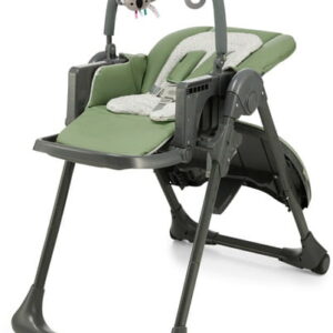 Kinderkraft Tummie barošanas krēsliņš 2in1 krāsa Green