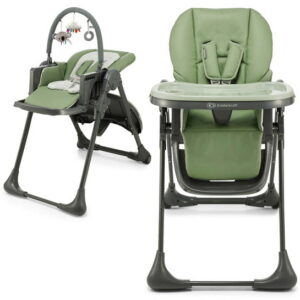 Kinderkraft Tummie barošanas krēsliņš 2in1 krāsa Green