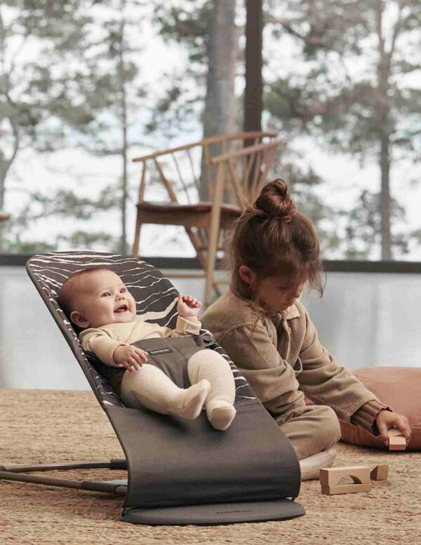 Autokreslini.lv | Balance Bliss mazuļu šūpuļkrēsls krāsa LANDSCAPE ANTHRACITE, COTTON bilde #11