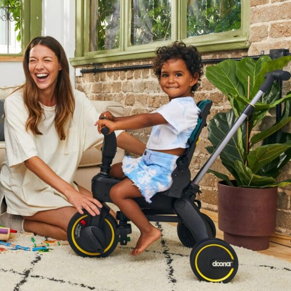 Autokreslini.lv | Liki Trike S5 stumjamais bērnu trīsritenis krāsa Nitro Black bilde #9