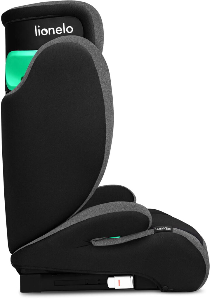 Lionelo Hugo I-Size autokrēsliņš bērniem 100-150cm krāsa Black Grey