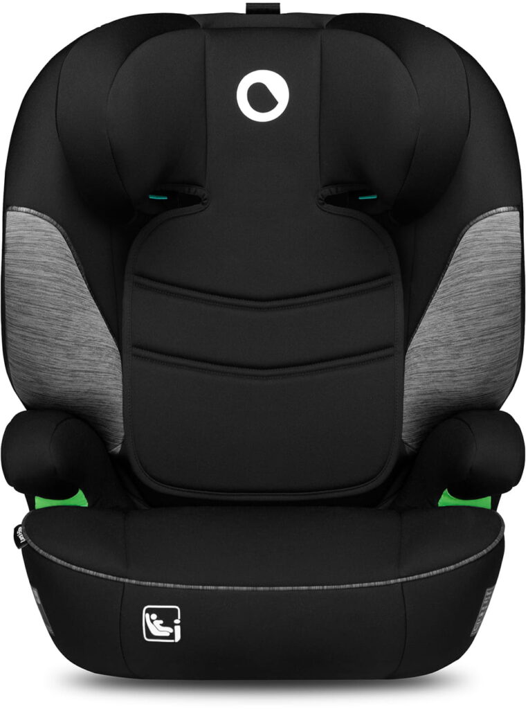 Lionelo Lars I-Size autokrēsliņš bērniem 100-150cm krāsa Black Grey