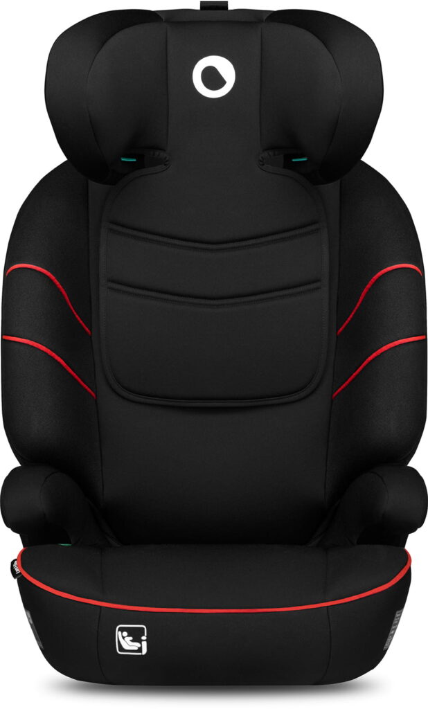 Lionelo Lars I-Size autokrēsliņš bērniem 100-150cm krāsa Sporty Black Red