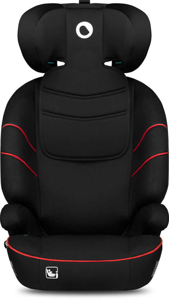 Lionelo Lars I-Size autokrēsliņš bērniem 100-150cm krāsa Sporty Black Red
