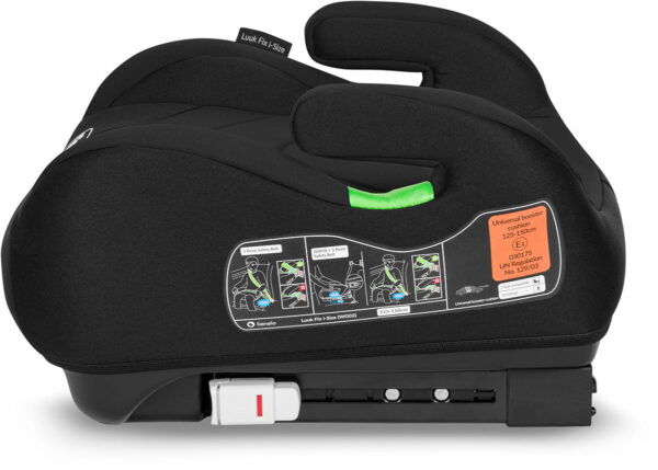 Autokreslini.lv | Luuk Isofix I-Size auto paliktnis bērniem 125-150cm krāsa Black Carbon bilde #7