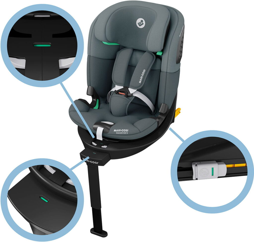Maxi Cosi Emerald 360 S autokrēsliņš bērniem 40-150cm krāsa Tonal Graphite