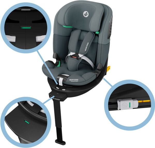 Maxi Cosi Emerald 360 S autokrēsliņš bērniem 40-150cm krāsa Tonal Graphite