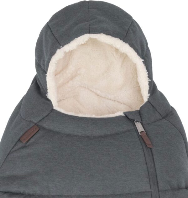 Autokreslini.lv | Baby Carseat Footmuff mazuļu guļammaiss krāsa Twillic Graphite bilde #7