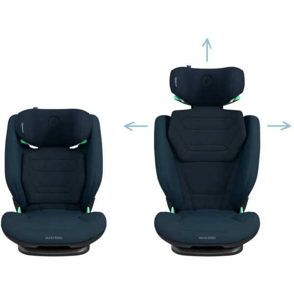 Maxi Cosi RodiFix Pro 2 I-Size autokresliņš bērniem 100-150cm krāsa Authentic Blue