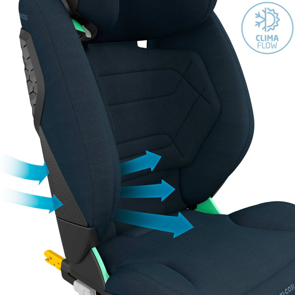 Maxi Cosi RodiFix Pro 2 I-Size autokresliņš bērniem 100-150cm krāsa Authentic Blue