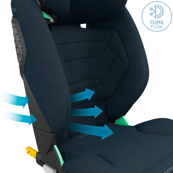 Maxi Cosi RodiFix Pro 2 I-Size autokresliņš bērniem 100-150cm krāsa Authentic Blue