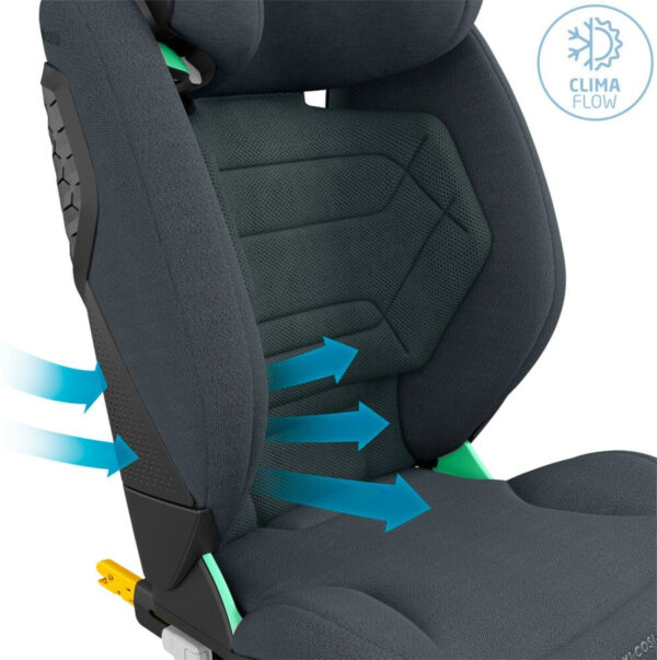Maxi Cosi RodiFix Pro 2 I-Size autokresliņš bērniem 100-150cm krāsa Authentic Graphite