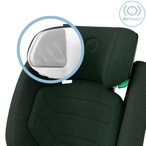 Maxi Cosi RodiFix Pro 2 I-Size autokresliņš bērniem 100-150cm krāsa Authentic Green