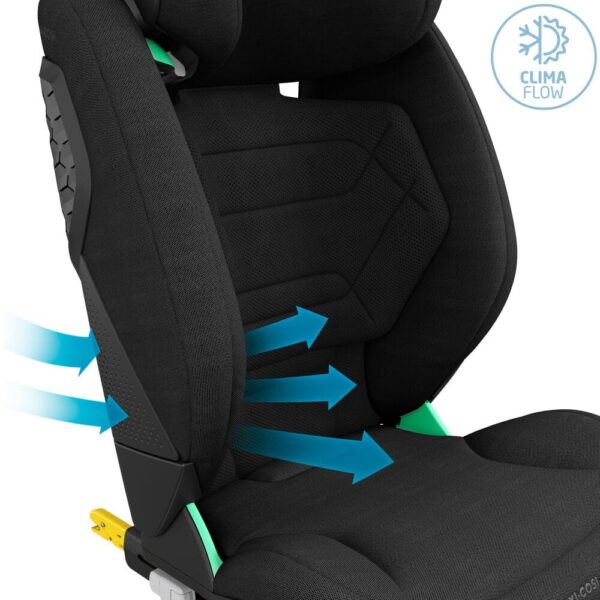Maxi Cosi RodiFix Pro 2 I-Size autokresliņš bērniem 100-150cm krāsa Authentic Black
