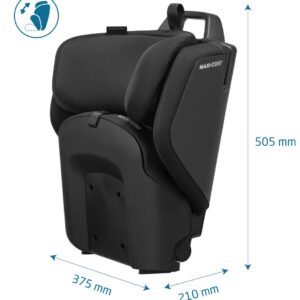 Maxi Cosi Nomad Plus2 salokāms autokrēsliņš bērniem 76-105cm krāsa Authentic Black