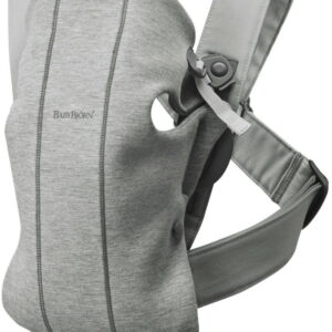 BabyBjorn MINI ergosoma mazuļiem 0-12mēn. krāsa Light Grey 3D Jersey