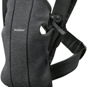 BabyBjorn MINI ergosoma mazuļiem 0-12mēn. krāsa Charcoal Grey 3D Jersey