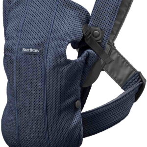 BabyBjorn MINI ergosoma mazuļiem 0-12mēn. krāsa Navy Blue 3D Mesh