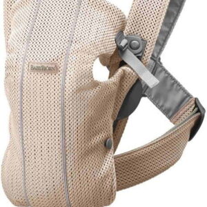 BabyBjorn MINI ergosoma mazuļiem 0-12mēn. krāsa Pearly Pink 3D Mesh