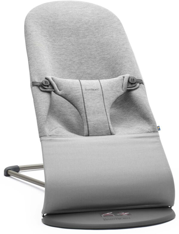 Autokreslini.lv | Balance Bliss šūpuļkrēsls mazuļiem krāsa Light Grey, 3D Jersey bilde #1