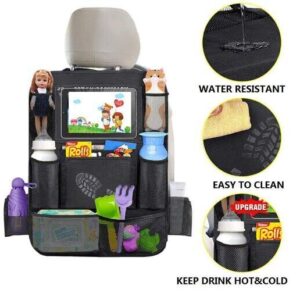 Zoogi Deluxe Backseat organizer mantu kabatas Black