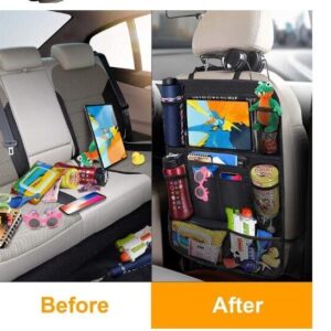 Zoogi Deluxe Backseat organizer mantu kabatas Black