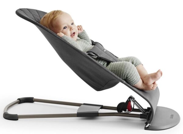 Autokreslini.lv | Balance Bliss mazuļu šūpuļkrēsls krāsa Anthracite, COTTON Classic Quilt bilde #7